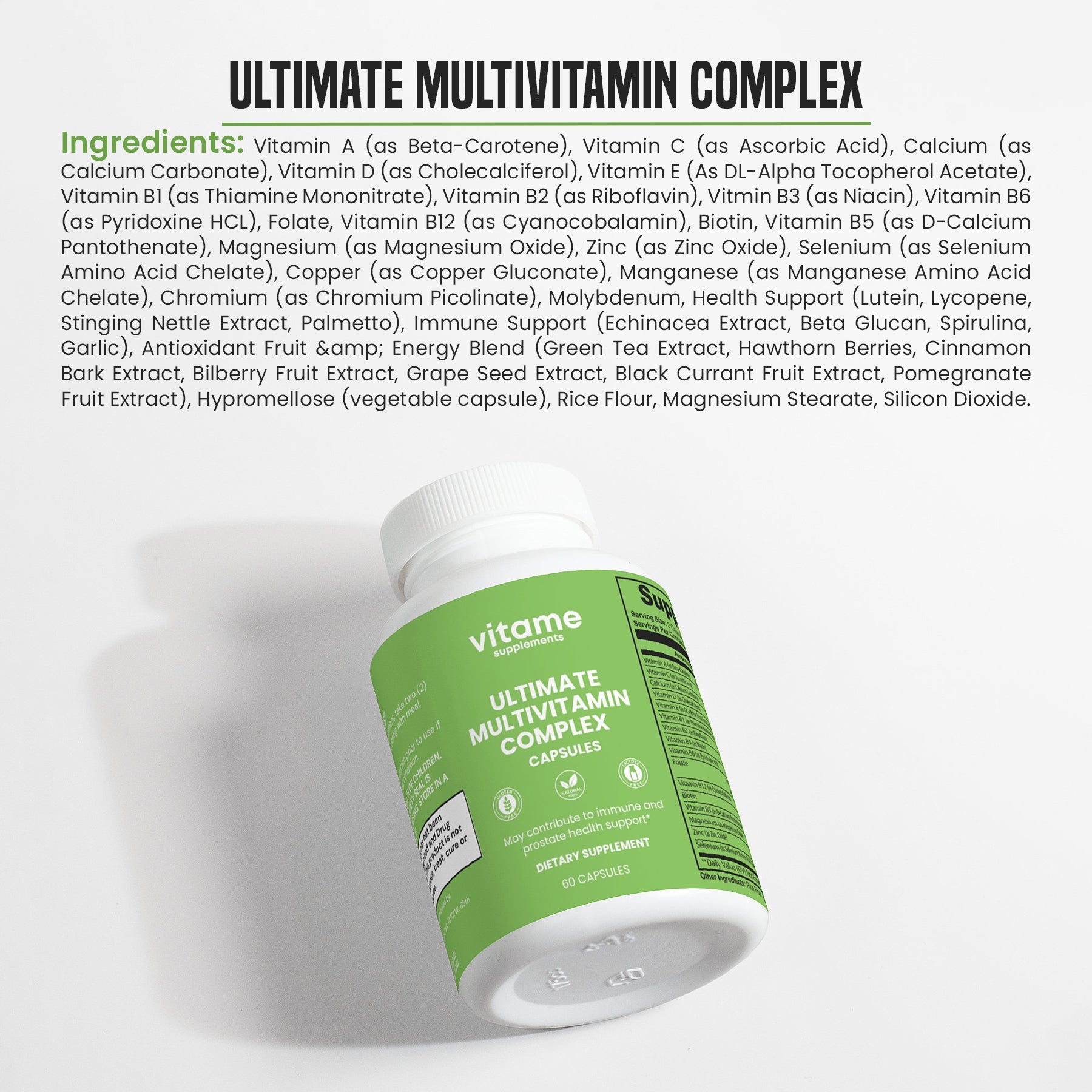 Ultimate Multivitamin Complex - vitame supplements