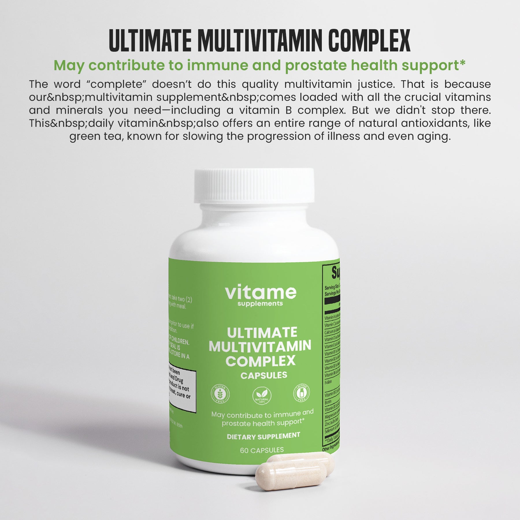 Ultimate Multivitamin Complex - vitame supplements