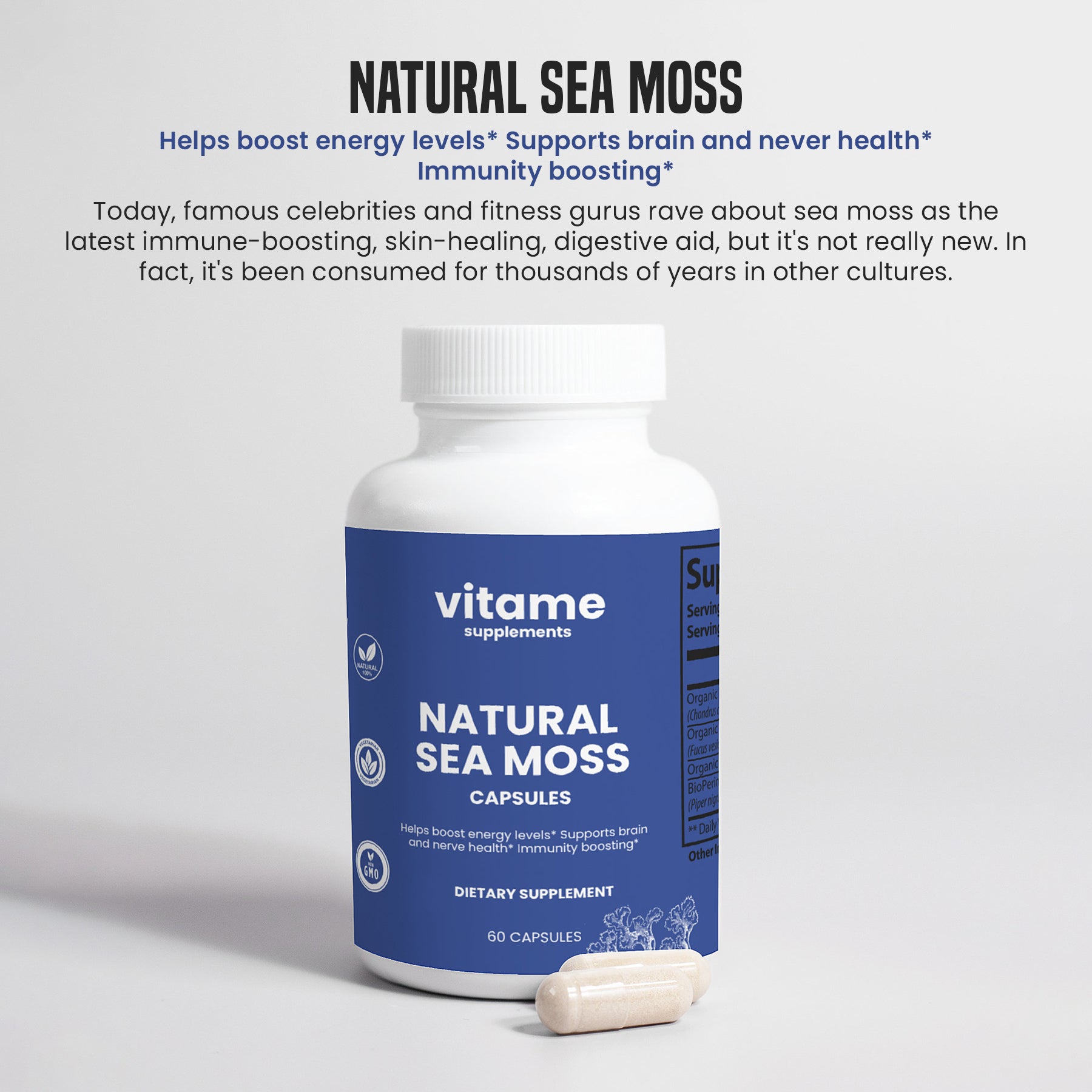 Natural Sea Moss - vitame supplements